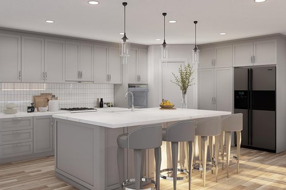 Interior - Kitchen 1 for Farmhouse House Plan #923-278 - 3 bed, 3 bath