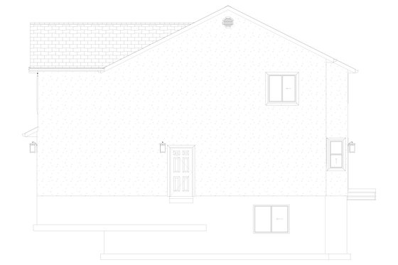 Exterior - Other Elevation for Craftsman House Plan #1060-263 - 4 bed, 2.5 bath