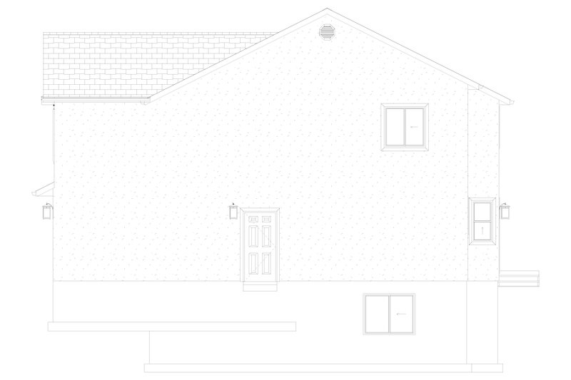 Home Plan - Exterior - Other Elevation for Craftsman House Plan #1060-263 - 4 bed, 2.5 bath