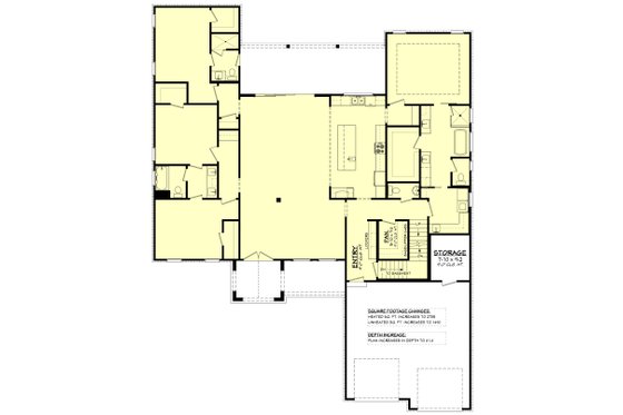 Floor Plan - Other Floor for Ranch House Plan #430-302 - 4 bed, 3.5 bath