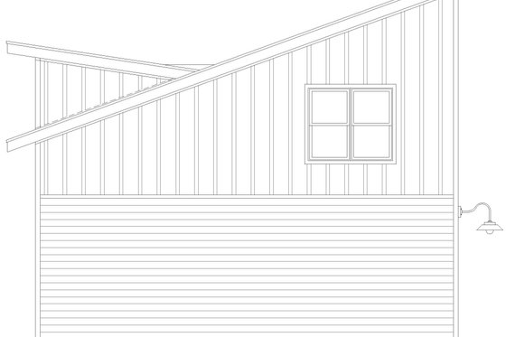 Exterior - Rear Elevation for Contemporary House Plan #932-1010, 0 bath