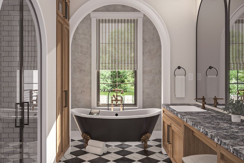 House Design - Interior - Master Bathroom 1 for Modern House Plan #455-450 - 5 bed, 4.5 bath