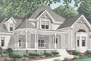 Victorian Style House Plan - 3 Beds 2.5 Baths 2044 Sq/Ft Plan #34-111 