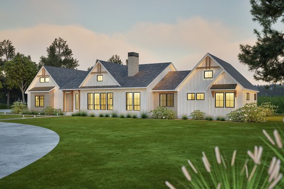 Exterior - Other Elevation for Farmhouse House Plan #1105-12 - 3 bed, 2.5 bath