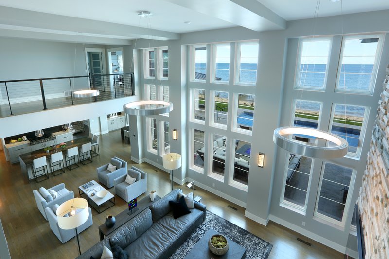 Home Plan - Interior - Family Room for Contemporary House Plan #928-379 - 4 bed, 4.5 bath