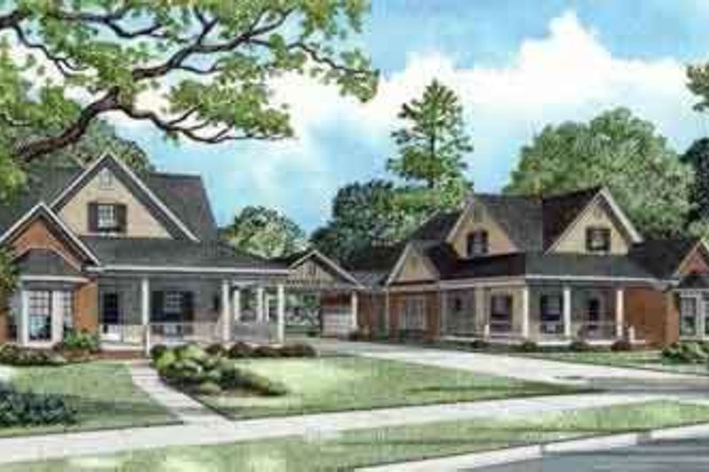Dream House Plan - Traditional Exterior - Front Elevation Plan #17-2262