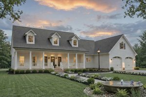 House Blueprint - Farmhouse Exterior - Front Elevation Plan #21-621