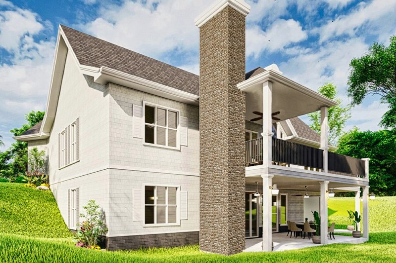 Home Plan - Exterior - Front Elevation 7 for Craftsman House Plan #54-426 - 3 bed, 2 bath