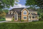 Country Style House Plan - 4 Beds 2.5 Baths 2592 Sq/Ft Plan #456-21 