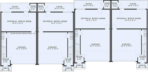 Traditional Floor Plan - Lower Floor Plan #17-1174
