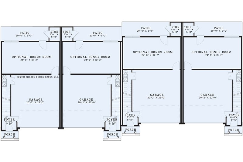 Home Plan - Floor Plan - Lower Floor for Traditional House Plan #17-1174 - 3 bed, 2.5 bath
