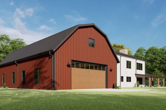 Exterior - Other Elevation 7 for Barndominium House Plan #1092-52 - 4 bed, 3 bath