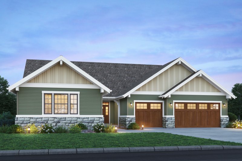 Dream House Plan - Exterior - Front Elevation 3 for Craftsman House Plan #48-1188 - 3 bed, 2.5 bath