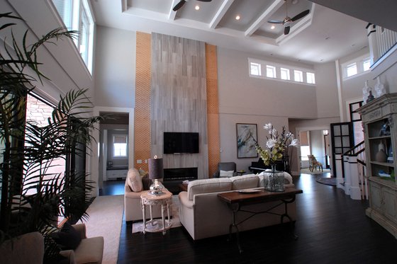 Interior - Family Room for Contemporary House Plan #920-85 - 7 bed, 5.5 bath