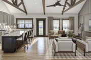 Modern Style House Plan - 4 Beds 2 Baths 1925 Sq/Ft Plan #455-577 