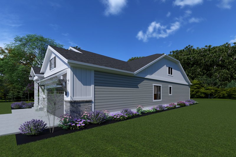 Home Plan - Exterior - Other Elevation for Ranch House Plan #1069-23 - 3 bed, 2 bath