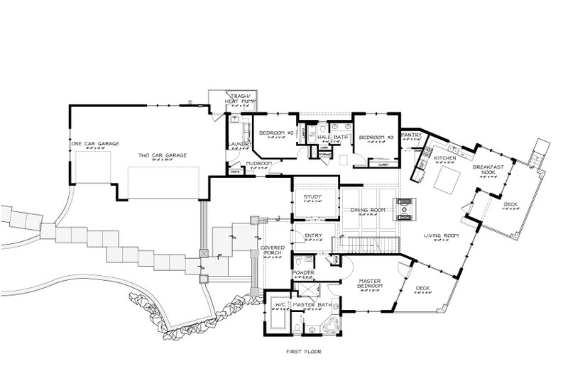 Prairie Style House Plan - 3 Beds 2.5 Baths 3095 Sq/Ft Plan #895-7 ...