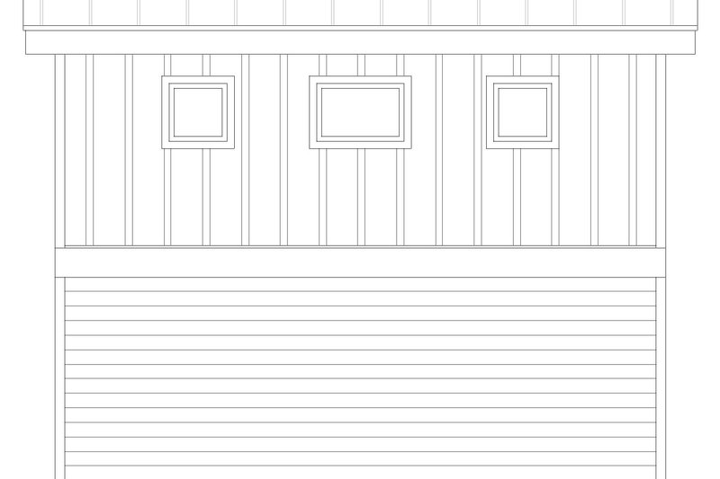 Dream House Plan - Exterior - Rear Elevation for Contemporary House Plan #932-648, 1 bath