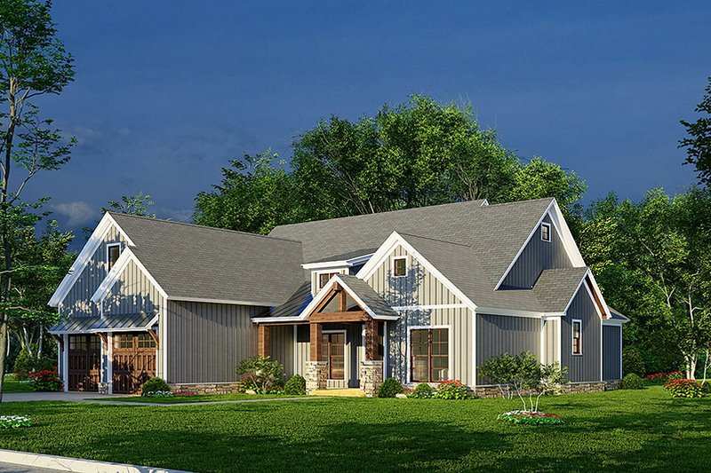 House Blueprint - Exterior - Other Elevation 1 for Cottage House Plan #923-263 - 3 bed, 2 bath
