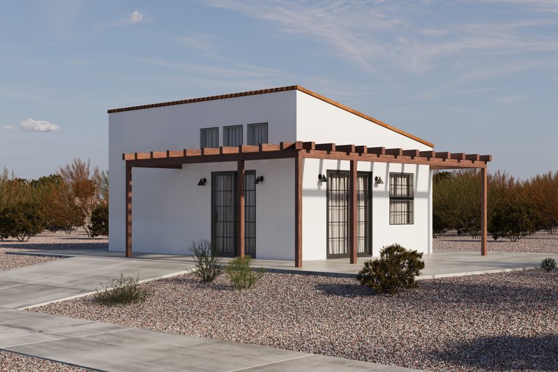 Dream House Plan - Mediterranean Exterior - Front Elevation Plan #1106-38