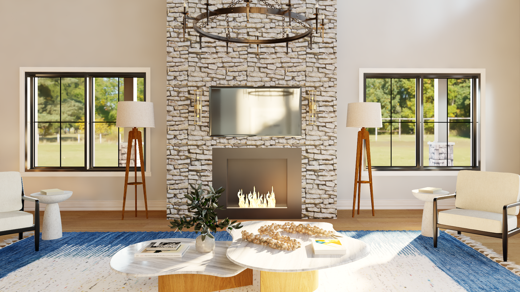 Interior - Family Room 2 for Barndominium House Plan #1064-457 - 3 bed, 3.5 bath