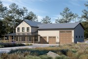 Barndominium Style House Plan - 3 Beds 2.5 Baths 2042 Sq/Ft Plan #20-2551 