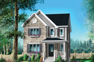 Traditional Exterior - Front Elevation Plan #25-4473