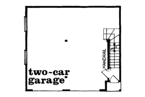 Floor Plan - Main Floor for Country House Plan #47-508, 0 bath