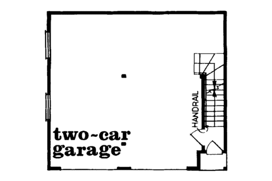 Floor Plan - Main Floor for Country House Plan #47-508, 0 bath