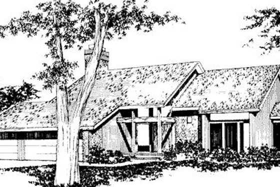 Exterior - Other Elevation for Modern House Plan #320-428 - 3 bed, 2.5 bath