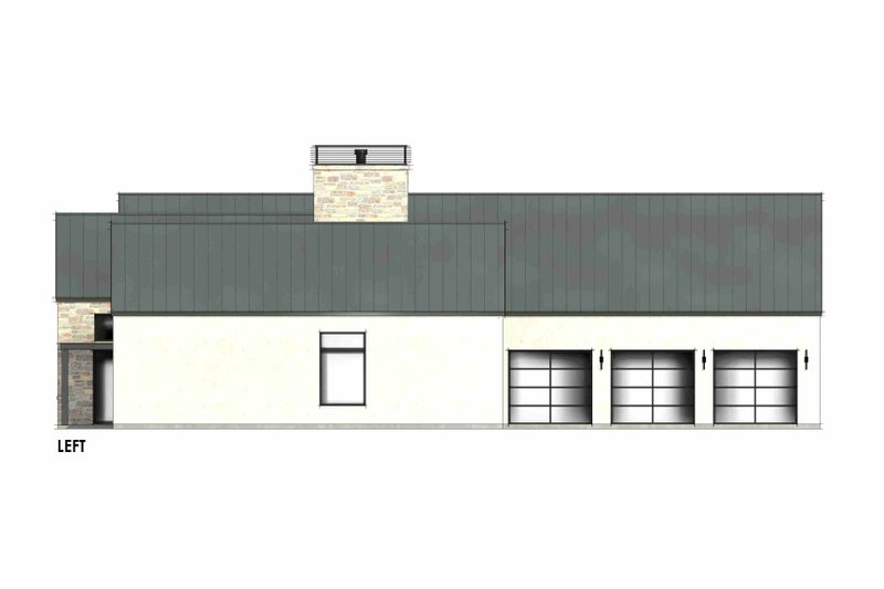 Dream House Plan - Exterior - Other Elevation for Modern House Plan #1096-13 - 4 bed, 4.5 bath