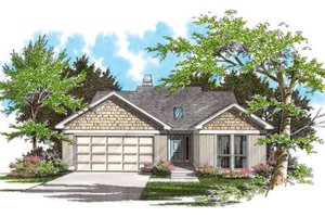 Traditional Exterior - Front Elevation Plan #48-270
