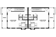 Craftsman Style House Plan - 3 Beds 2.5 Baths 900 Sq/Ft Plan #126-200 