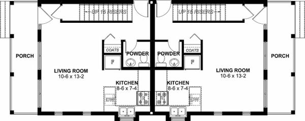 Architectural House Design - Craftsman Floor Plan - Main Floor Plan #126-200