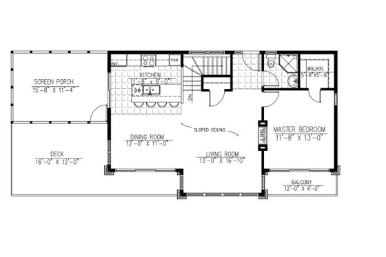 1500 square foot modern 3 bedroom 2 bath house plan