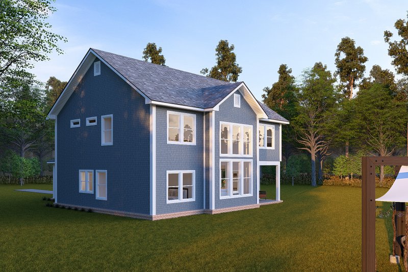 Dream House Plan - Exterior - Other Elevation 1 for Cottage House Plan #513-2335 - 4 bed, 3.5 bath