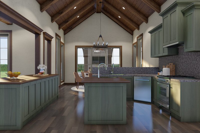 Dream House Plan - Interior - Kitchen for European House Plan #923-392 - 4 bed, 3.5 bath