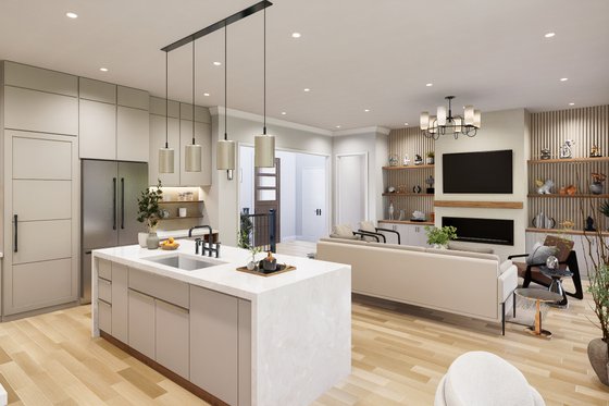 Interior - Other 2 for Contemporary House Plan #54-679 - 3 bed, 2 bath