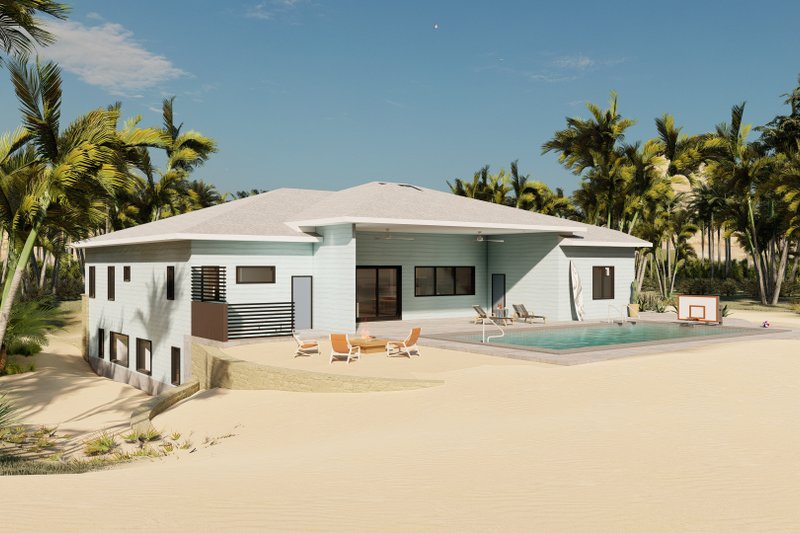 Architectural House Design - Exterior - Other Elevation for Modern House Plan #1122-11 - 2 bed, 3 bath