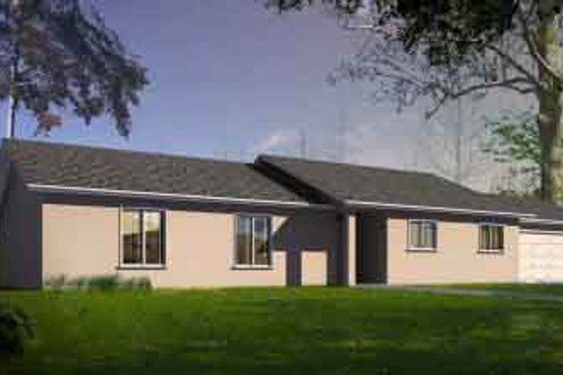 Home Plan - Mediterranean Exterior - Front Elevation Plan #1-1301
