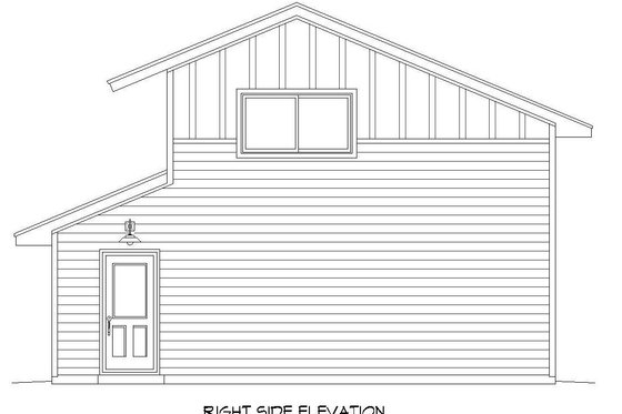 Exterior - Rear Elevation for Colonial House Plan #932-131, 0 bath