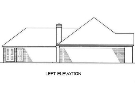Exterior - Other Elevation 1 for European House Plan #45-361 - 3 bed, 2 bath