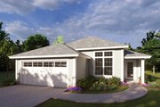 Modern Style House Plan - 3 Beds 2 Baths 1577 Sq/Ft Plan #513-2203 