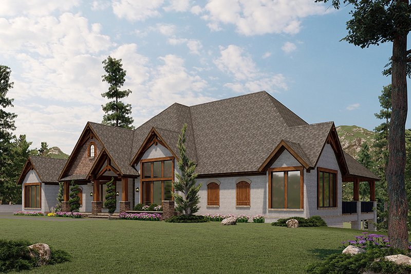 Home Plan - Exterior - Other Elevation 1 for Craftsman House Plan #923-189 - 2 bed, 4 bath