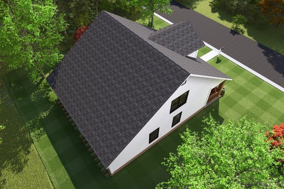 Exterior - Other Elevation 2 House Plan #513-2066 - 3 bed, 2.5 bath