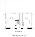 Contemporary Style House Plan - 3 Beds 3.5 Baths 2662 Sq/Ft Plan #932-453 
