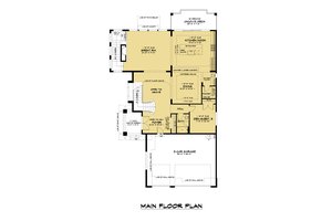 Floor Plan - Main Floor for Contemporary House Plan #1066-118 - 5 bed, 5 bath