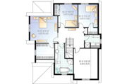 European Style House Plan - 3 Beds 1.5 Baths 1875 Sq/Ft Plan #23-334 