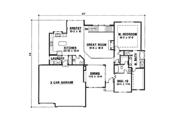 European Style House Plan - 4 Beds 5 Baths 3155 Sq/Ft Plan #67-192 