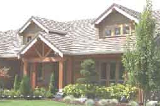 Exterior - Front Elevation for European House Plan #130-134 - 4 bed, 2.5 bath